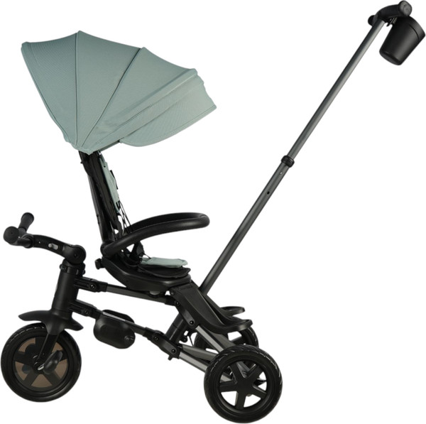 Изображение товара Трехколесный велосипед с ручкой QPlay Sprinter / S700-16 (мятный/графитовый)