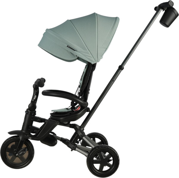 Изображение товара Трехколесный велосипед с ручкой QPlay Sprinter / S700-16 (мятный/графитовый)