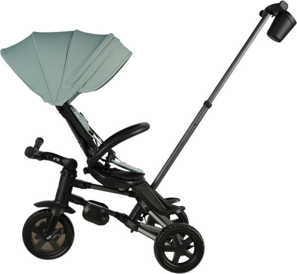 Изображение товара Трехколесный велосипед с ручкой QPlay Sprinter / S700-16 (мятный/графитовый)