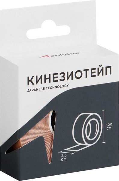 Изображение товара Кинезио тейп Onlytop 10225199 (телесный)