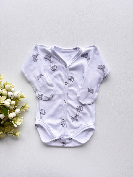 Изображение товара Боди для малышей Sofi Интерлок 3043 (р.56, парашютисты)