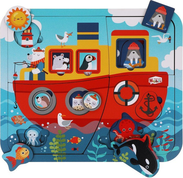 Изображение товара Развивающая игра Mapacha Корабль / 962223 (23эл)