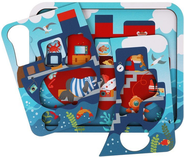 Изображение товара Развивающая игра Mapacha Корабль / 962223 (23эл)