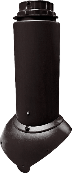 Изображение товара Выход вентиляционный на крышу Krovent Pipe-VT IS 110/125 RAL 9005 (черный)