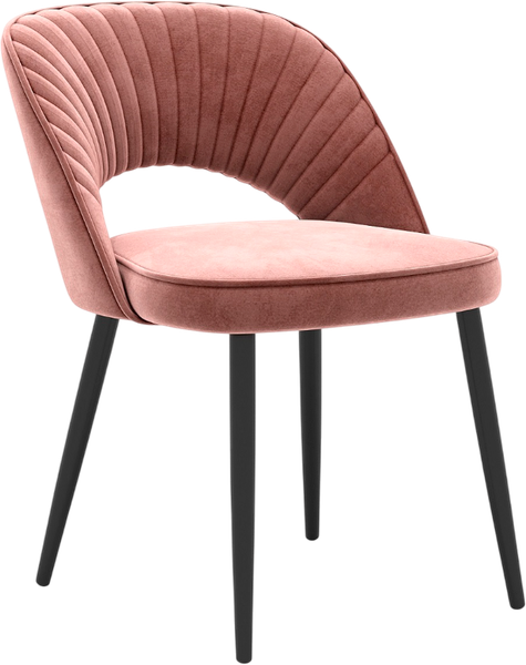 Изображение товара Стул Памир Новара F62 (розовый/черная опора)
