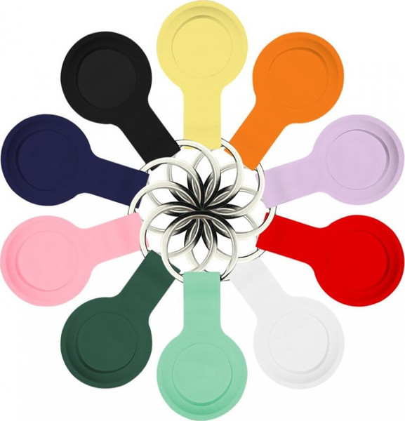 Изображение товара Чехол для беспроводной метки-трекера Rumi Силиконовый для Apple Airtag (светло-голубой)