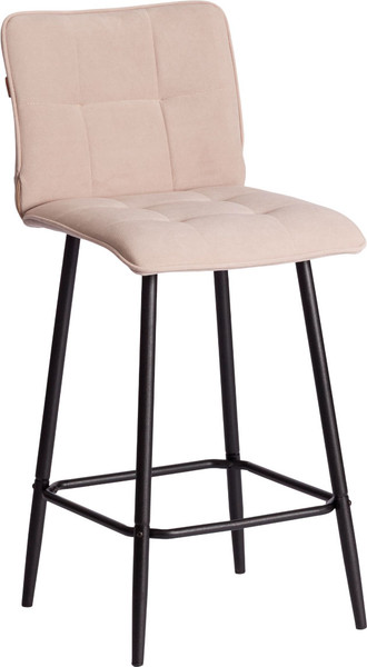 Изображение товара Стул барный Tetchair Bari полубарный (велюр/бежевый)