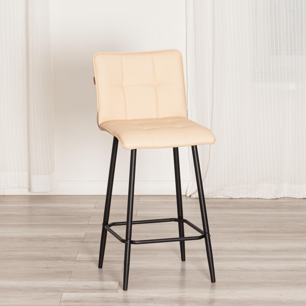 Изображение товара Стул барный Tetchair Bari полубарный (экокожа/бежевый)