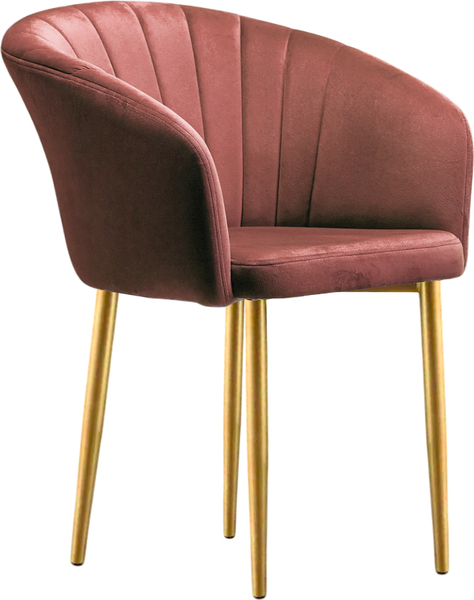 Изображение товара Стул Памир Версаль F62 (розовый/золотая опора)