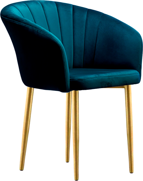 Изображение товара Стул Памир Версаль F77 (синий/золотая опора)