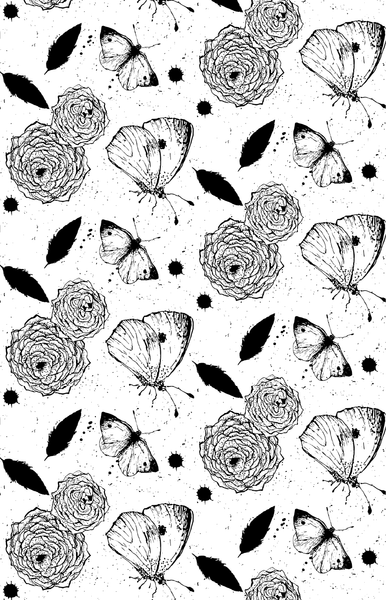 Изображение товара Раскраска-антистресс АСТ Современная готика. Открытка-раскраска (Андерсен Матильда)