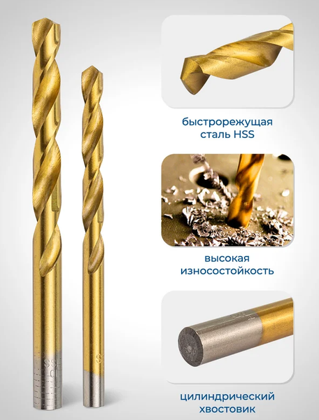 Изображение товара Набор сверл Scheppach Sch-924U100 (58958)