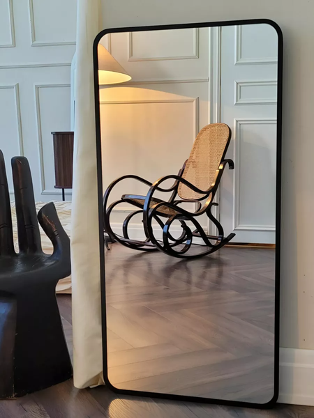 Изображение товара Зеркало Emze Smartphone 50x100 / UV.SMART.50.100.CHE (черный с УФ-окантовкой)