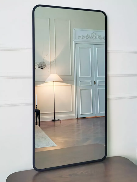 Изображение товара Зеркало Emze Smartphone 50x100 / UV.SMART.50.100.CHE (черный с УФ-окантовкой)