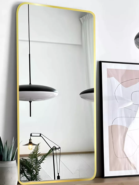 Изображение товара Зеркало Emze Smartphone 50x100 UV.SMART.50.100.AUR (золото с УФ-окантовкой)