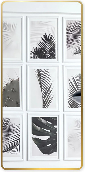 Изображение товара Зеркало Emze Smartphone 50x100 UV.SMART.50.100.AUR (золото с УФ-окантовкой)