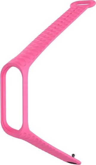 Изображение товара Ремешок для фитнес-трекера Rumi Силиконовый для Xiaomi Mi Band 3/Mi Band 4 (розовый)