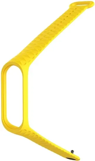 Изображение товара Ремешок для фитнес-трекера Rumi Силиконовый для Xiaomi Mi Band 3/Mi Band 4 (желтый)