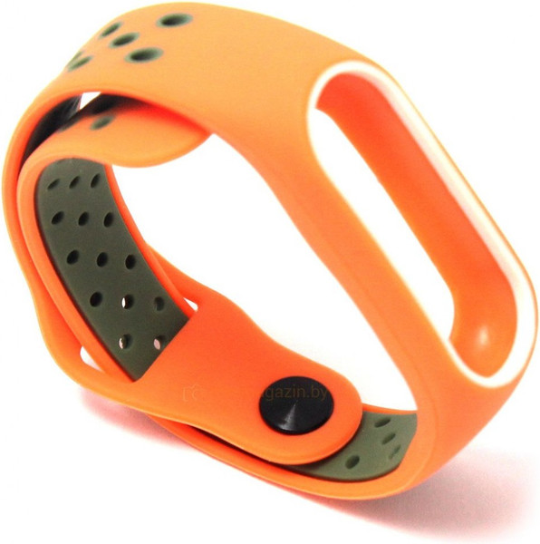 Изображение товара Ремешок для фитнес-трекера Rumi Sport N-style для Xiaomi Mi Band 2 (оранжевый)
