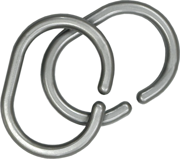 Изображение товара Кольца для шторки Comfort Alumin Group 009699 (12шт, серебристый)