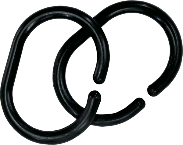 Изображение товара Кольца для шторки Comfort Alumin Group 009695 (12шт, черный)