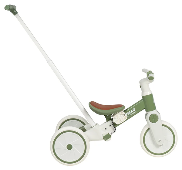 Изображение товара Трехколесный велосипед с ручкой Farfello 6588 (зеленый)