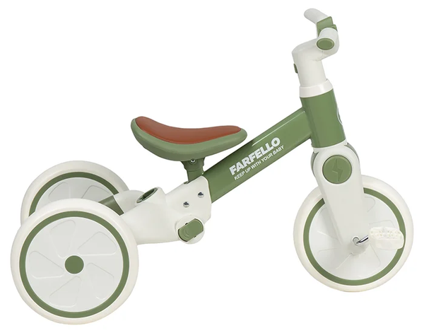 Изображение товара Трехколесный велосипед с ручкой Farfello 6588 (зеленый)