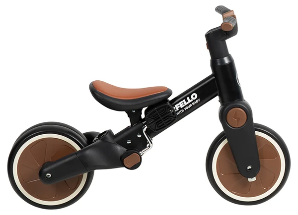 Изображение товара Трехколесный велосипед с ручкой Farfello 6588 (черный)