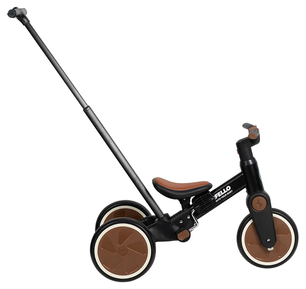 Изображение товара Трехколесный велосипед с ручкой Farfello 6588 (черный)