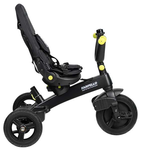 Изображение товара Трехколесный велосипед с ручкой Farfello LMO-005 (черный)