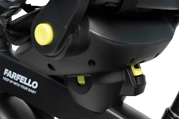 Изображение товара Трехколесный велосипед с ручкой Farfello LMO-005 (черный)