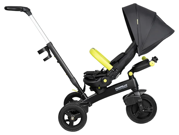 Изображение товара Трехколесный велосипед с ручкой Farfello LMO-005 (черный)