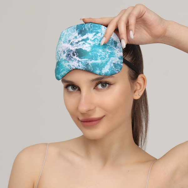Изображение товара Маска для сна Onlytop Море / 7580662 (голубой)