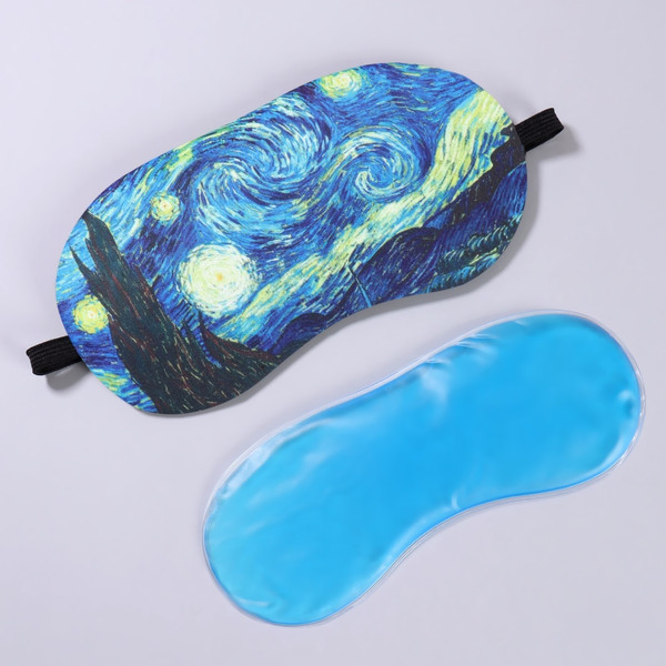 Изображение товара Маска для сна Onlytop Ван Гог / 7580664 (синий)