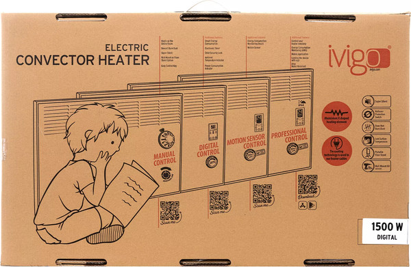 Изображение товара Конвектор Ivigo EPK4570E15 / 921301150111202100 (черный)