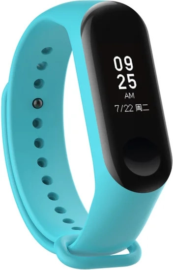 Изображение товара Ремешок для фитнес-трекера Rumi Для Xiaomi Mi Band 3/Mi Band 4 (голубой)