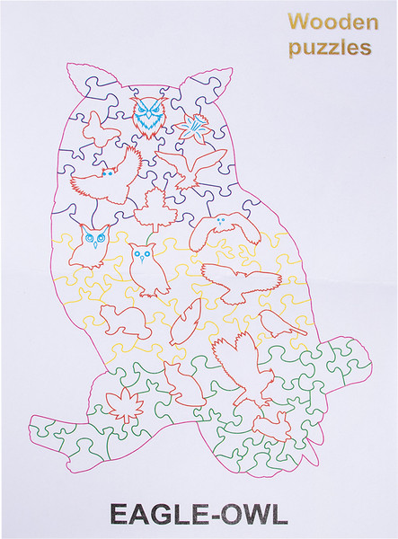 Изображение товара Пазл Мастер Вуд Филин / SWPFL