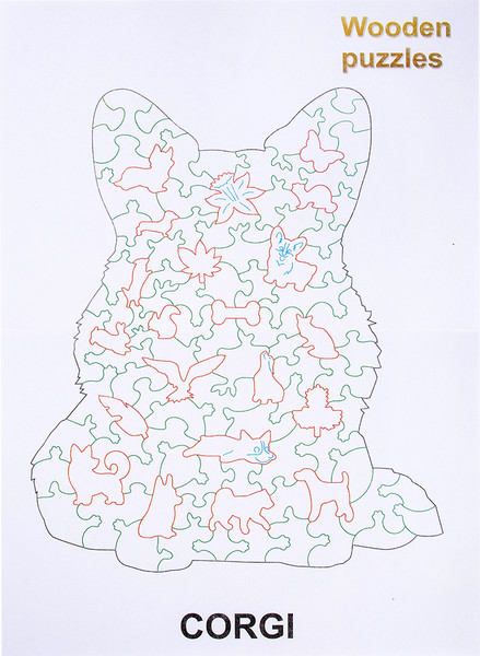 Изображение товара Пазл Мастер Вуд Корги / SWPKR
