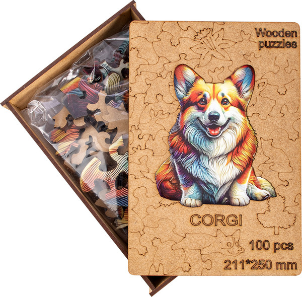 Изображение товара Пазл Мастер Вуд Корги / SWPKR