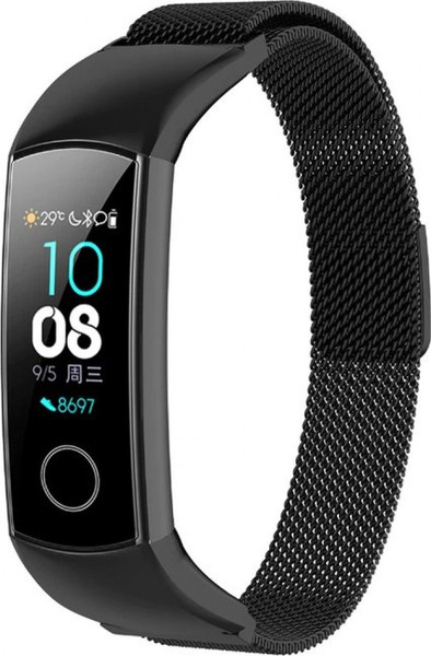 Изображение товара Ремешок для фитнес-трекера Rumi Milanese Loop для Honor Band 4/Band 5 (черный)