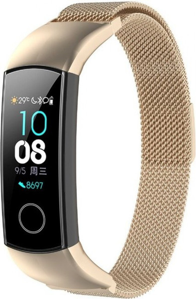 Изображение товара Ремешок для фитнес-трекера Rumi Milanese Loop для Honor Band 4/Band 5 (золото)