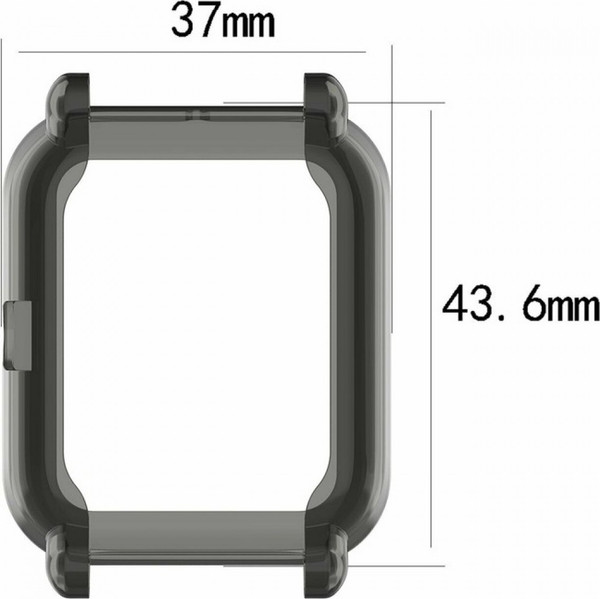 Изображение товара Защитный чехол для умных часов Rumi Для Amazfit Bip/Bip Lite/Bip S/Bip S Lite  (прозрачный)