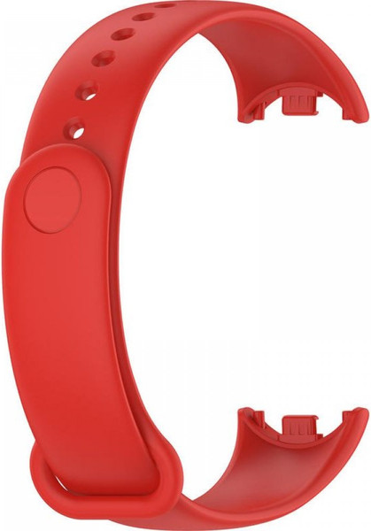 Изображение товара Ремешок для фитнес-трекера Rumi Силиконовый для Xiaomi Smart Band 8/9 (красный)