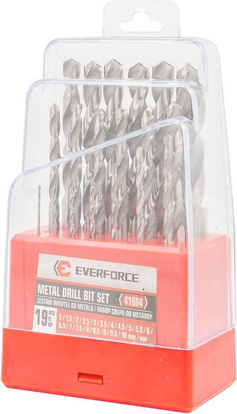 Изображение товара Набор сверл Everforce EF-41604 (60669)