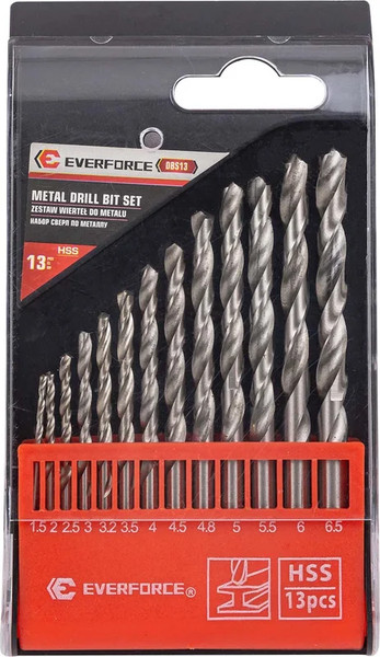 Изображение товара Набор сверл Everforce EF-DBS13 (60676)