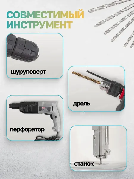 Изображение товара Набор сверл ILOforce 60 696 / IF-41604