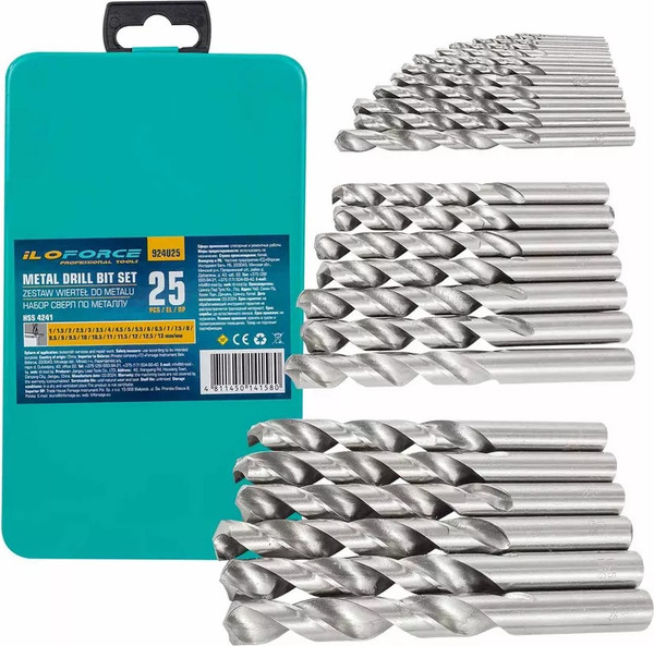 Изображение товара Набор сверл ILOforce 60 699 / IF-924U25