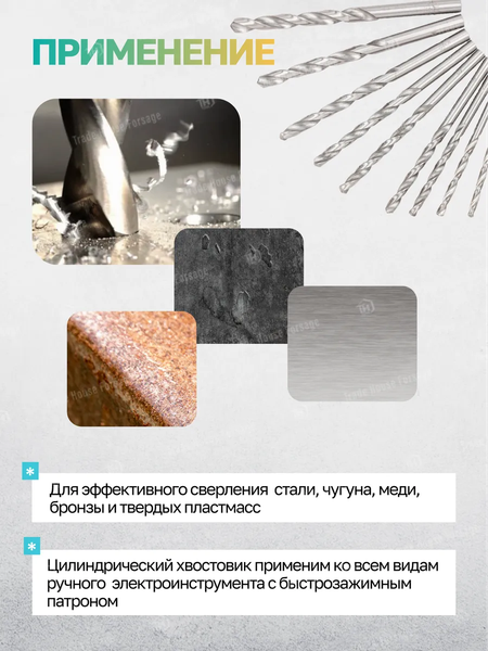 Изображение товара Набор сверл ILOforce 60 703 / IF-DBS13