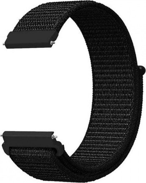 Изображение товара Ремешок для умных часов Rumi Velcro 22мм (черный)