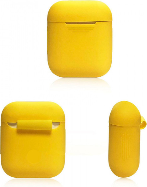 Изображение товара Чехол для наушников Rumi Силиконовый для Apple AirPods/AirPods 2 (желтый)